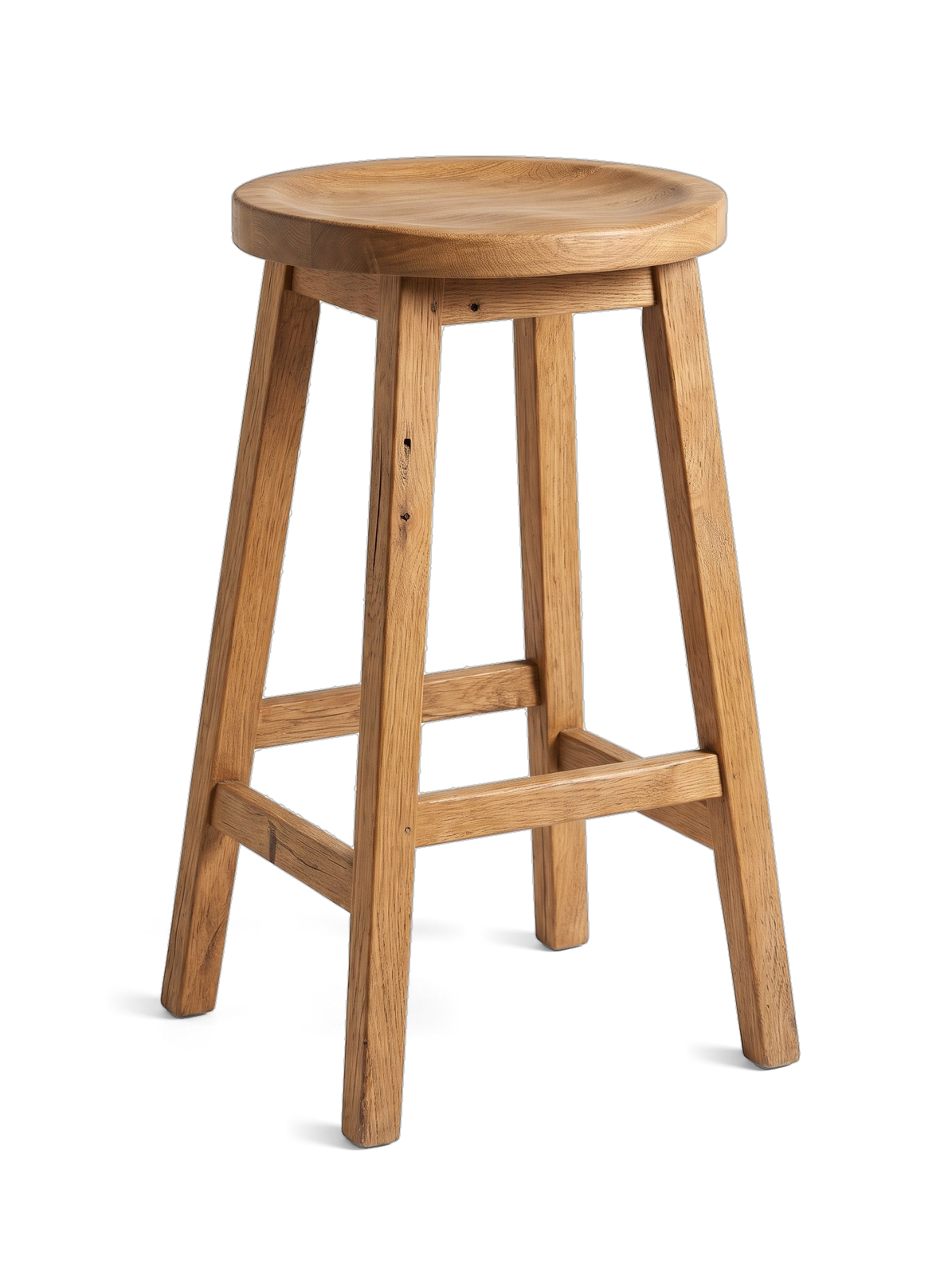 Gordes stool in chêne naturel